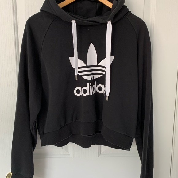 Adidas Cropped Hoodie - Picture 1 of 2